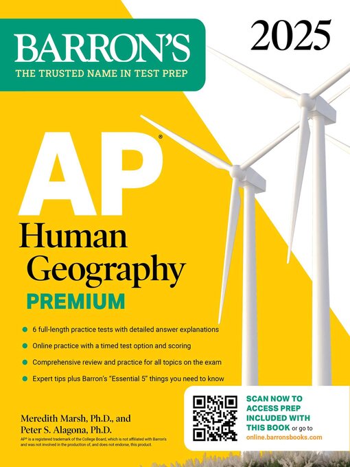 Cover image for AP Human Geography Premium 2025